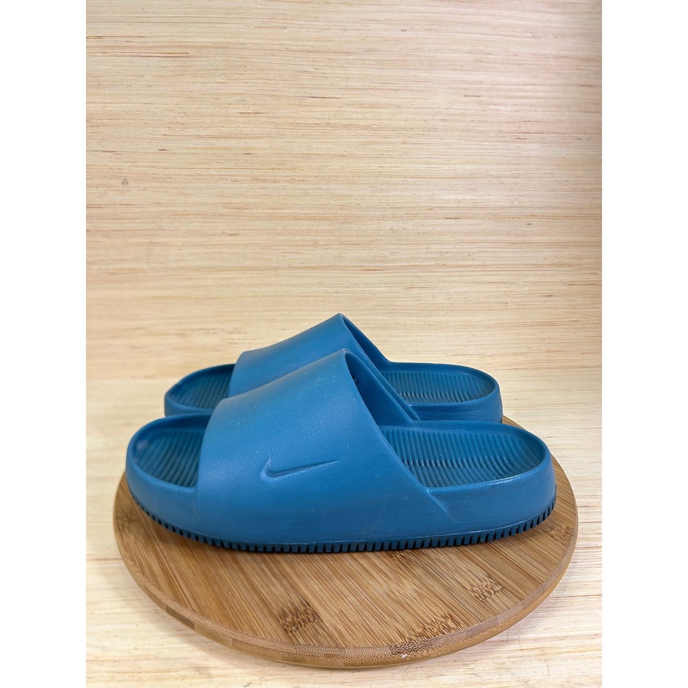 Nike Calm Slides Blue Mens Size 10 FD4116-400 Foam Sandals